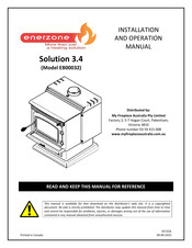 Enerzone EB00032 Installation And Operation Manual