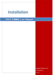 Friendess FSCUT4000E User Manual
