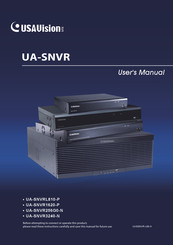 USAVision UA-SNVR1620-P User Manual
