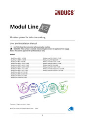 INDUCS Modul Line XXX F 4x5 / 7 kW User And Installation Manual