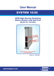 Pickering 20-534A User Manual