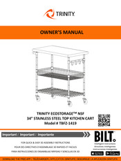 Trinity ECOSTORAGE TBFZ-1419 Owner's Manual