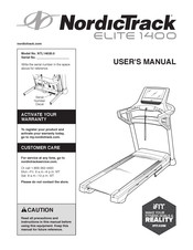 NordicTrack ELITE 1400 User Manual