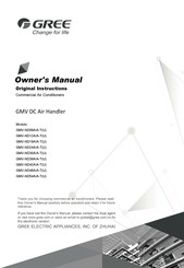 Gree GMV-ND12A/A-TU Owner's Manual