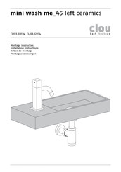 Clou Mini Wash Me CL/03.03134 Installation Instructions Manual