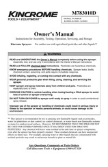 kincrome K16002 Owner's Manual