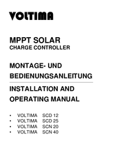 VOLTIMA SCN 40 Installation And Operating Manual