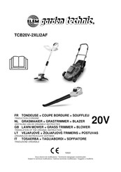 Elem Garden Technic TCB20V-2XLI2AF Translation Of The Original Instruction