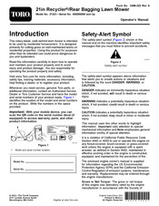 Toro Recycler 21321 Operator's Manual