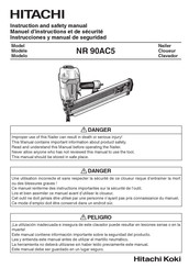 Hitachi NR 90 AC5 Instruction And Safety Manual