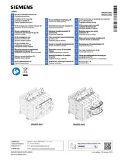 Siemens SIRIUS 3RA2933-2AA2 Operating Instructions Manual