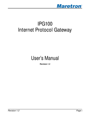 Maretron IPG100 User Manual