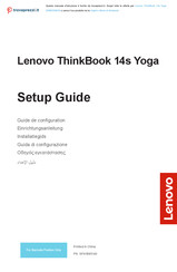 Lenovo 20WE009DIX Setup Manual
