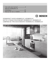 Bosch HDD80051UC Use And Care Manual