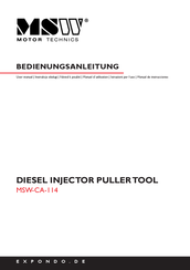 Msw Motor Technics MSW-CA-114 User Manual