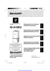 Sharp Plasmacluster IG-A10EU Operation Manual