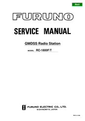 Furuno RC-1800T Service Manual