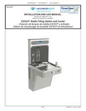 Elkay HATENBOER WATER LVRCGN8WS 1C Series Installation And Use Manual