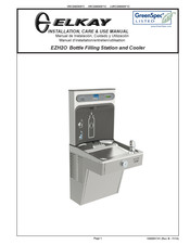 Elkay HATENBOER WATER VRCGN8WS 1C Series Installation, Care & Use Manual