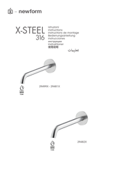 newform X-STEEL 316 29499 Series Instructions Manual