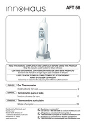innohaus AFT 58 Instructions For Use Manual