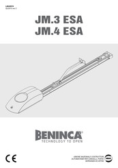 Beninca JM.4 ESA Manual