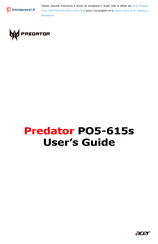 Acer Predator PO5-615s User Manual