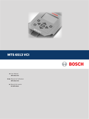 Bosch MTS 6513 VCI User Manual