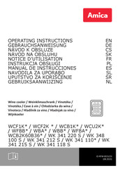 Amica WK 341 210 S W Operating Instructions Manual
