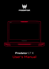 Acer Predator 17 X GX-792 User Manual