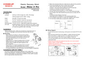 Comeup Winch Rhino 8 Pro Manual