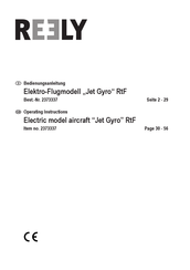 Reely Jet Gyro 2373337 Operating Instructions Manual