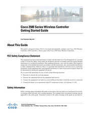 Cisco 2504 Getting Started Manual