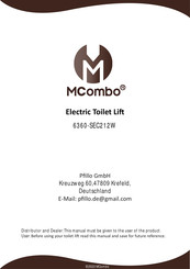 Mcombo 6360-SEC212W Operating	 Instruction