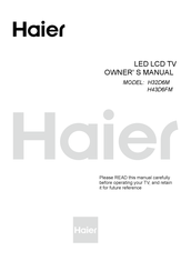Haier H32D6M Owner's Manual