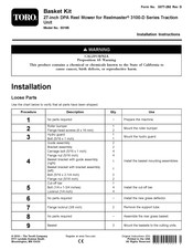 Toro 03185 Installation Instructions Manual