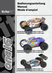 XciteRC one16 Truggy RTR 2.4 GHz gold Manual