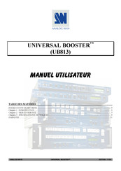 Analog way UB813 Instructions Manual