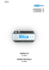 Syncronorm VNANO 512 Operating Instructions Manual