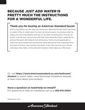 American Standard 7427502 Owner's Manual