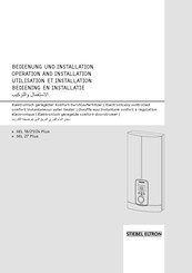 STIEBEL ELTRON DEL 21 Plus Manual For Operation And Installation