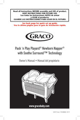 Graco Pack 'n Play Playard Newborn Napper with Soothe Surround Owner's Manual