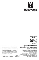 Husqvarna 97046760100 Operator's Manual