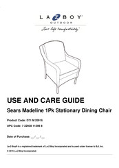 LAZBOY Madeline D71 M 20916 Use And Care Manual