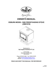 Osburn OB01010 Owner's Manual