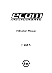 Ecom Instruments H-251 A Instruction Manual