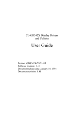 Cirrus Logic CL-GD542X User Manual