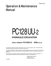 Komatsu PC128UU-2 Operation & Maintenance Manual