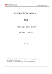Seojin Instech SMC-7 Instruction Manual