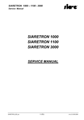 Siare SIARETRON 1100 Service Manual